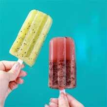 1PC RV Kitchen 4 Popsicle Mold With Cover Children Cute Popsicle Ice Cream Mold Diy Homemade Ice Cream Ice Cream Mold Back To School '