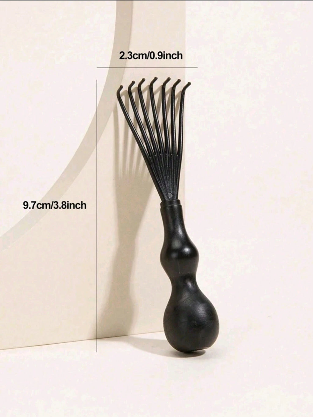 1pc Hair Cleaning Brush, Hair Removal Comb With Cushion, Round Cylinder Brush Cleaning Tool (Size: 10cm/3.94in)