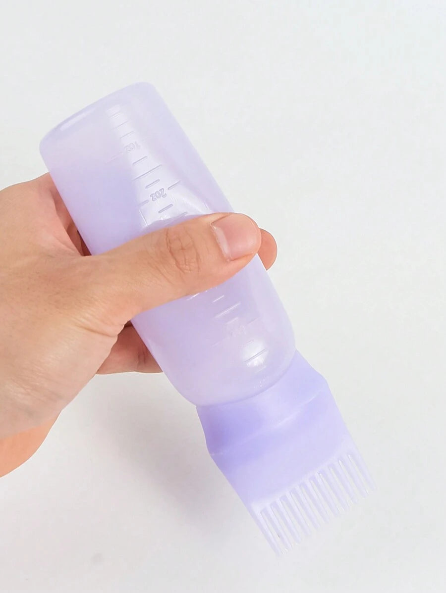 1pc Hair Dyeing Bottle Professional Brush Applicator Comb Scalp Care Hairdressing Coloring Styling Tool ,Hair Styling Tools Hair Accessories