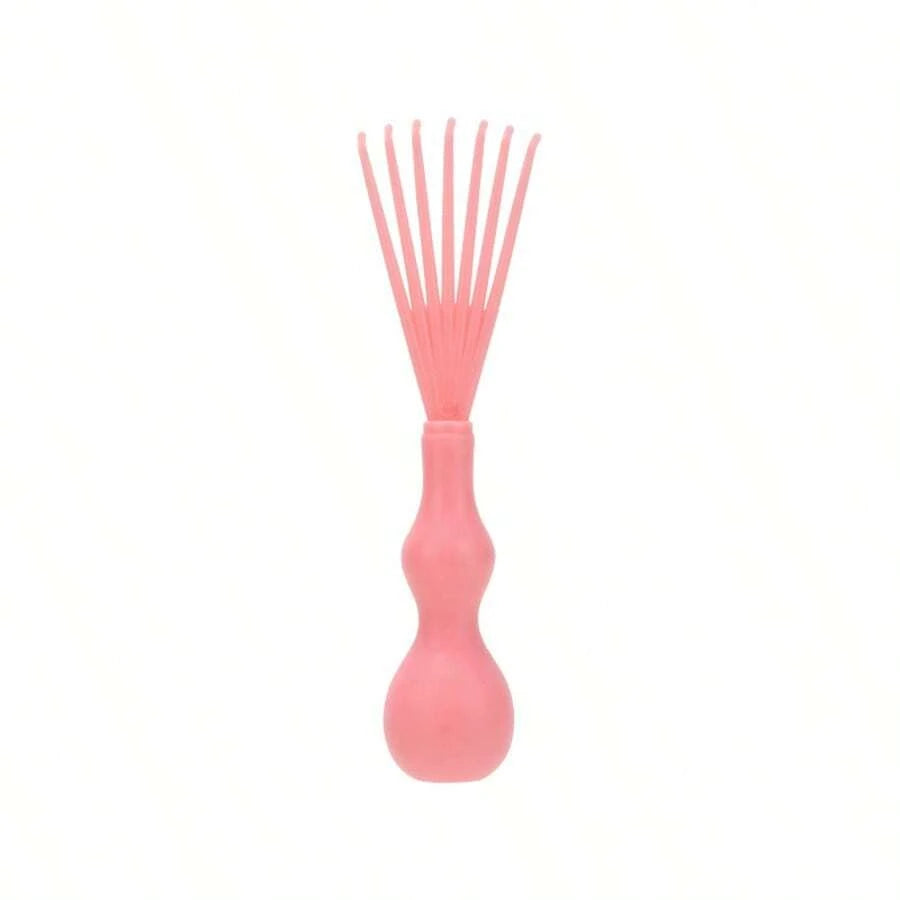 1pc Hair Cleaning Brush, Hair Removal Comb With Cushion, Round Cylinder Brush Cleaning Tool (Size: 10cm/3.94in)