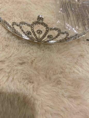 1pc Women Rhinestone Heart Decor Luxury Style Bridal Headband Party Tiaras  Hair Accessories