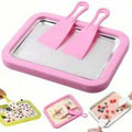 1pc/Set Manual Ice Cream Maker And Frozen Yogurt Maker, Dual-Mode Design. Scraper Helps Evenly Roll Ice, Suitable For Home Kitchen And Outdoor Camping, Easy To Make Frozen Desserts.