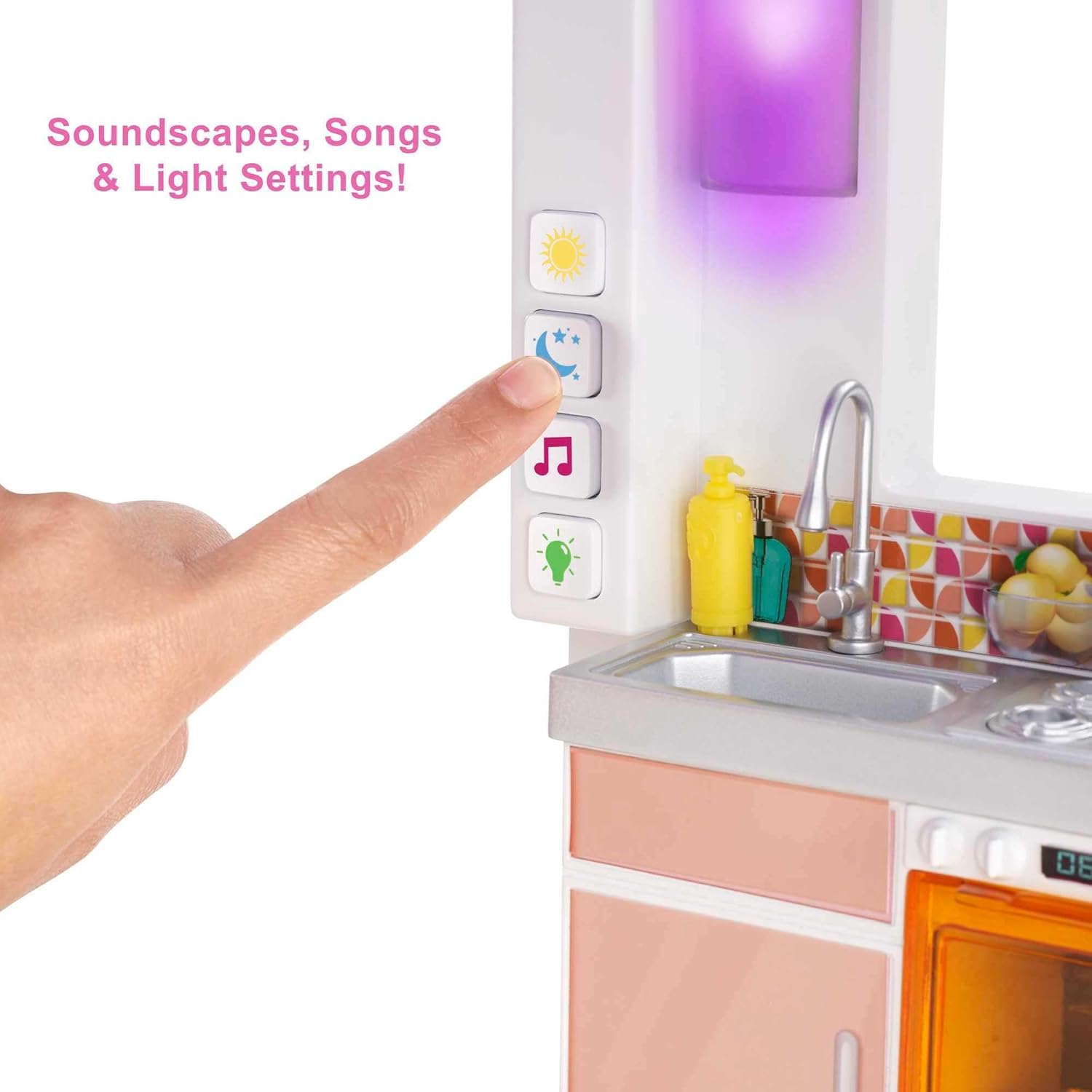 Barbie DreamHouse Dollhouse with 75+ Accessories and Wheelchair Accessible Elevator, 10 Play Areas, 3 Custom Light Settings & Music