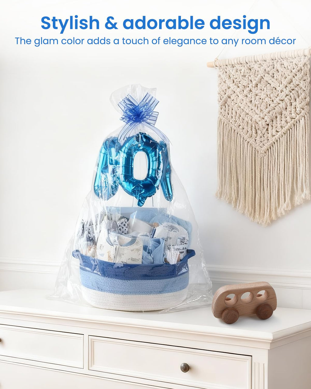 25-Pcs Luxury Baby Girl \ boy  Gift Basket Set, Pink (0-12M Newborn) | Premium Baby Shower Gifts with Keepsake Memory Book. Ultimate Newborn Essentials in Woven Basket for Unforgettable Welcome Mom Gift