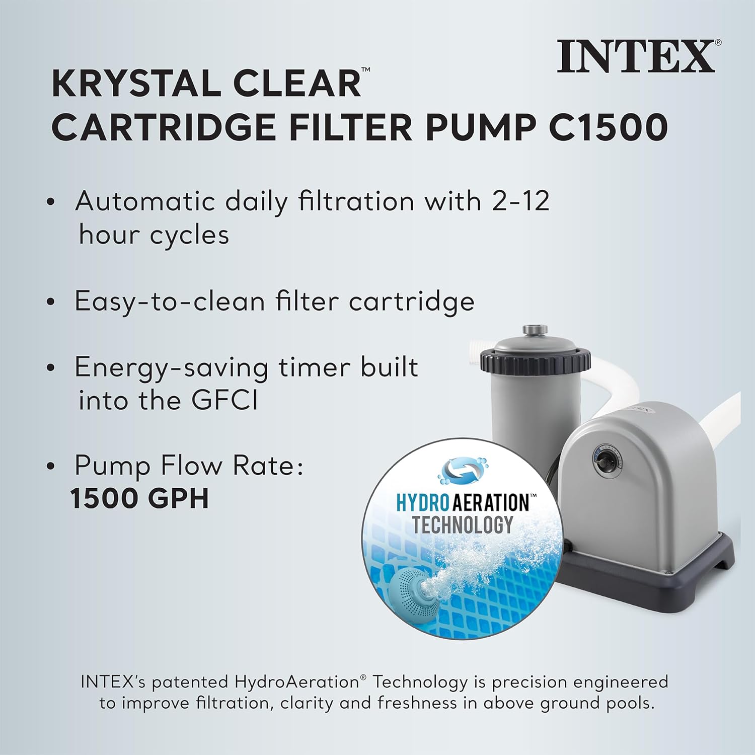 VIntex Prism Frame Round Above Ground Outdoor Swimming Pool Set with Filter Pump, Ladder, Ground Cloth, and Pool Cover, Greywood