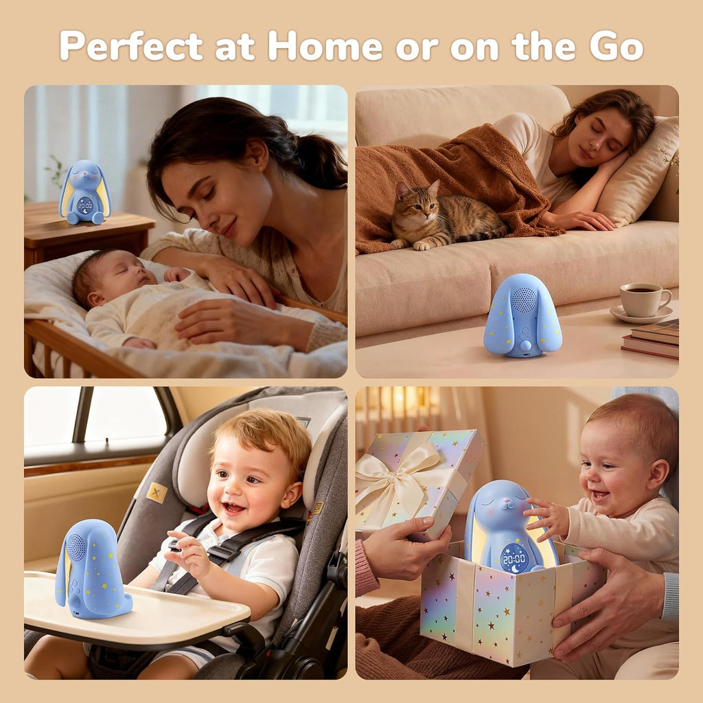 2026 Mom's Choice Awards | White Noise Sound Machine Baby – AI Cry Detection, 100 Soothing Sounds, App Control, Night Light, Sleep Trainer, Sound Machine for Sleep, Newborn Essentials, Alarm Clock